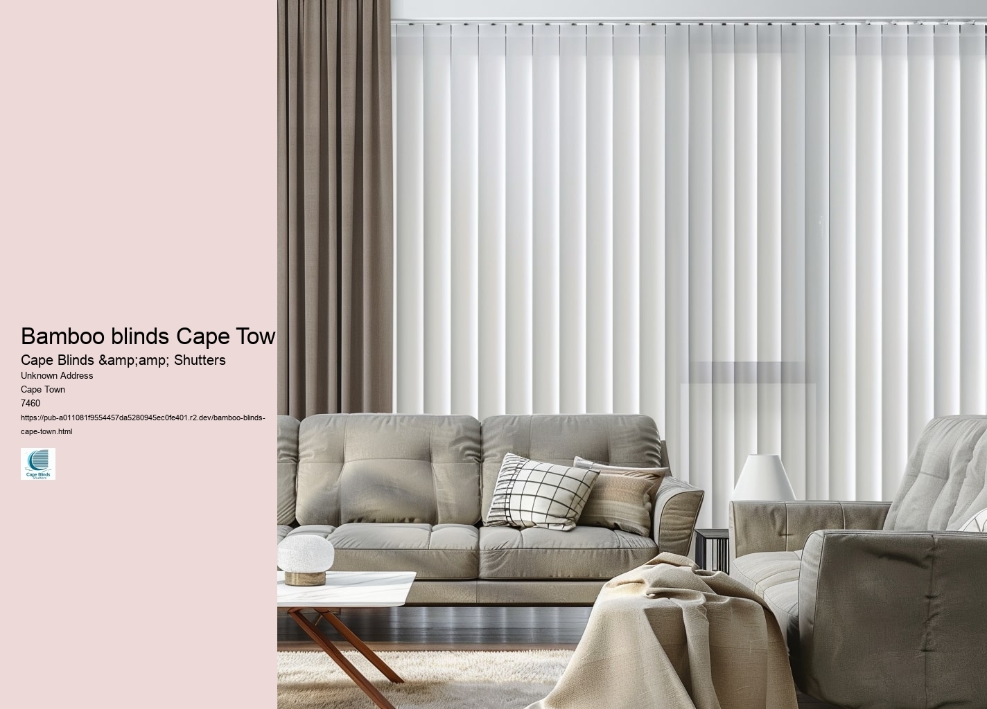 Bamboo blinds Cape Town
