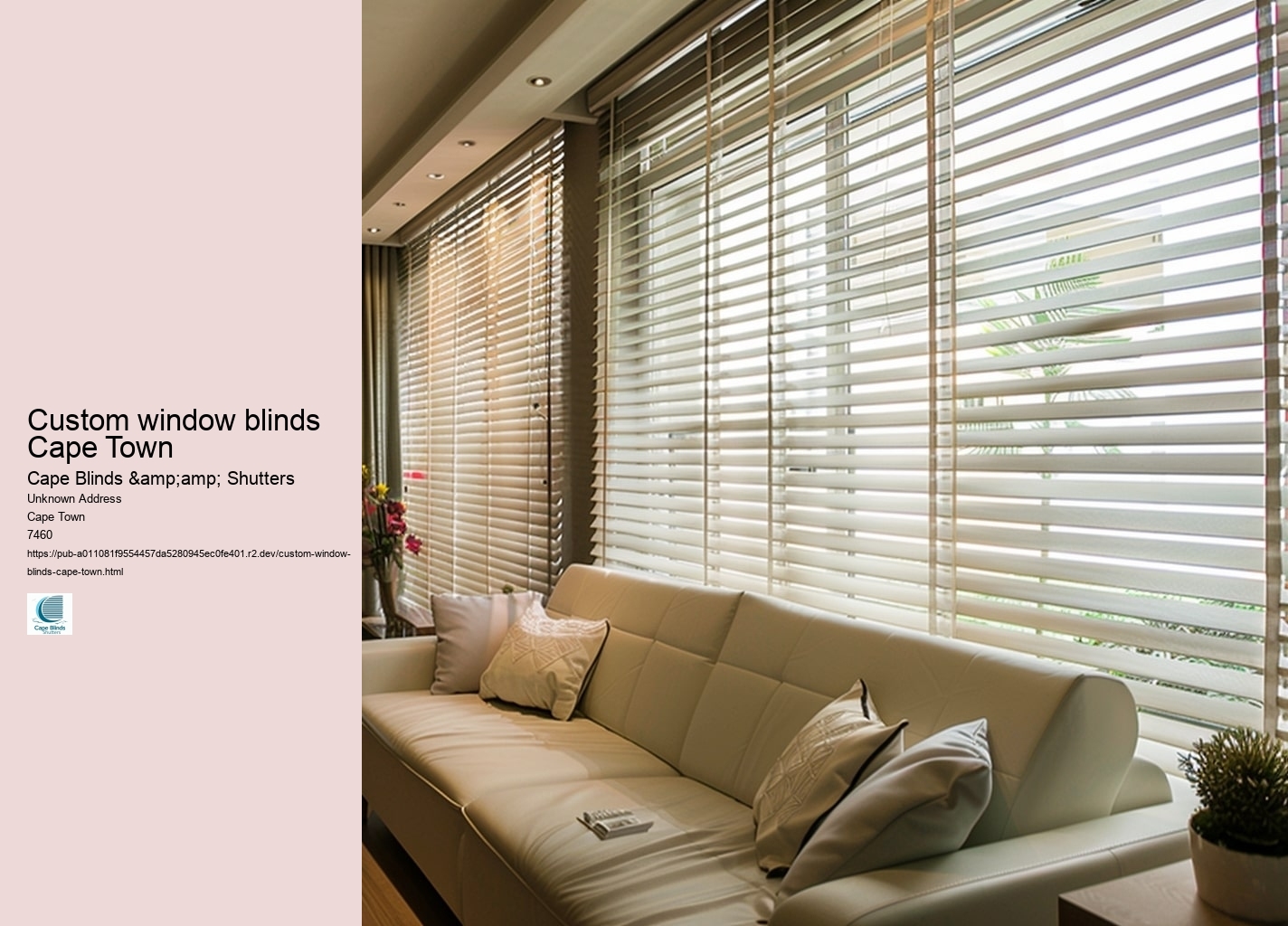 Custom window blinds Cape Town